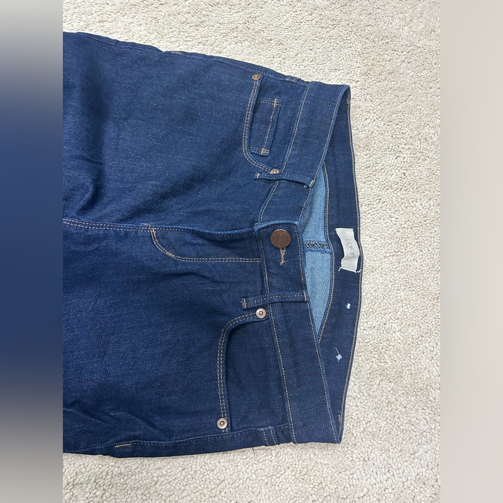 Loft dark blue jeans